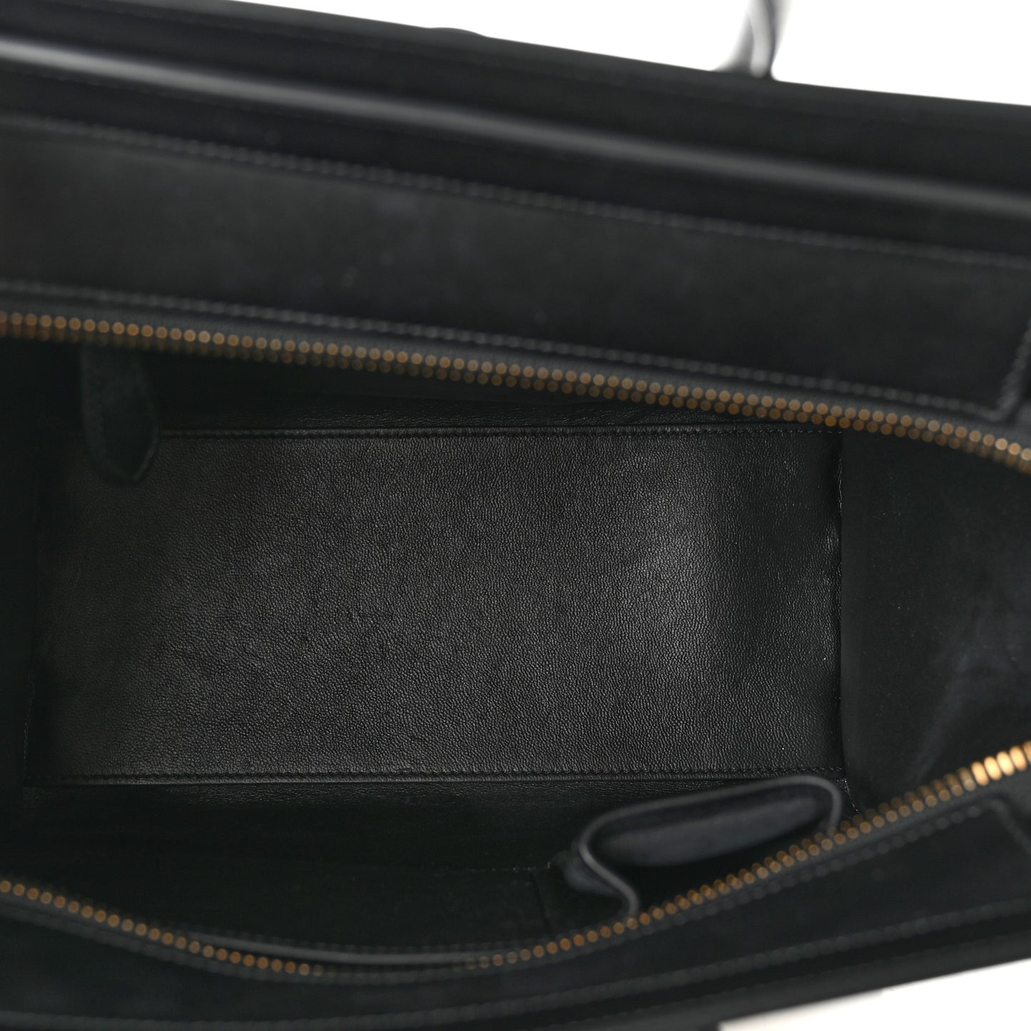 Baby Grained Calfskin Nubuck Micro Tri-Color Luggage Olive