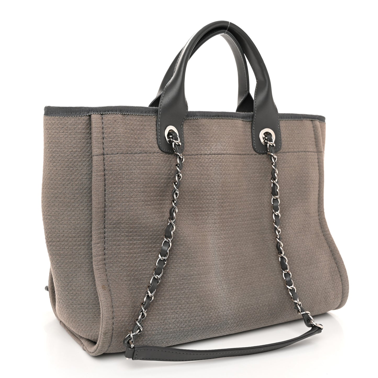 Mixed Fibers Small Deauville Tote Grey