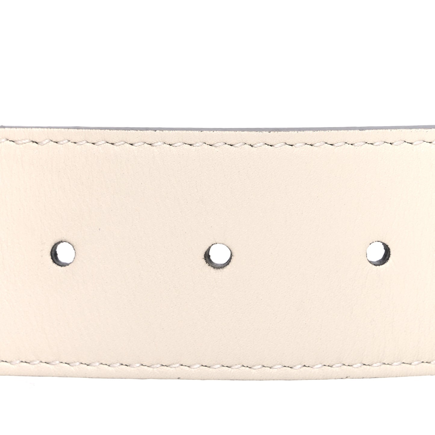 Nylon Calfskin Sylvie Web Double G 40mm Belt 85 34 Mystic White Hibiscus Red Maritime