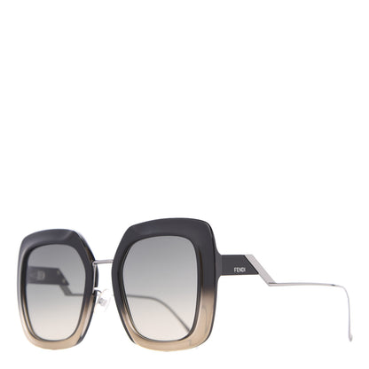 Fendi Square Sunglasses FF 0317/S Black Grey 1 of 8