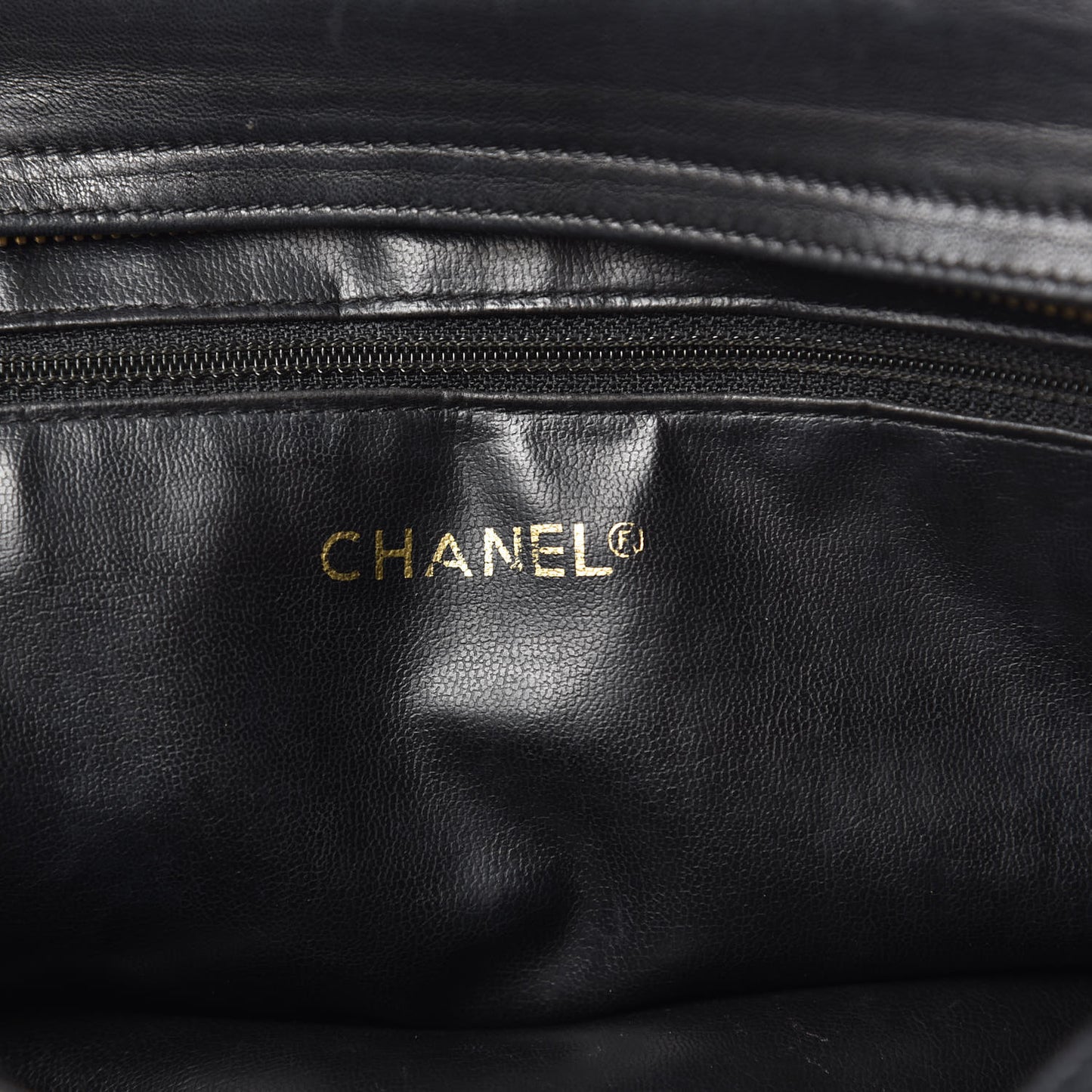 Lambskin Quilted Shoulder Bag Black