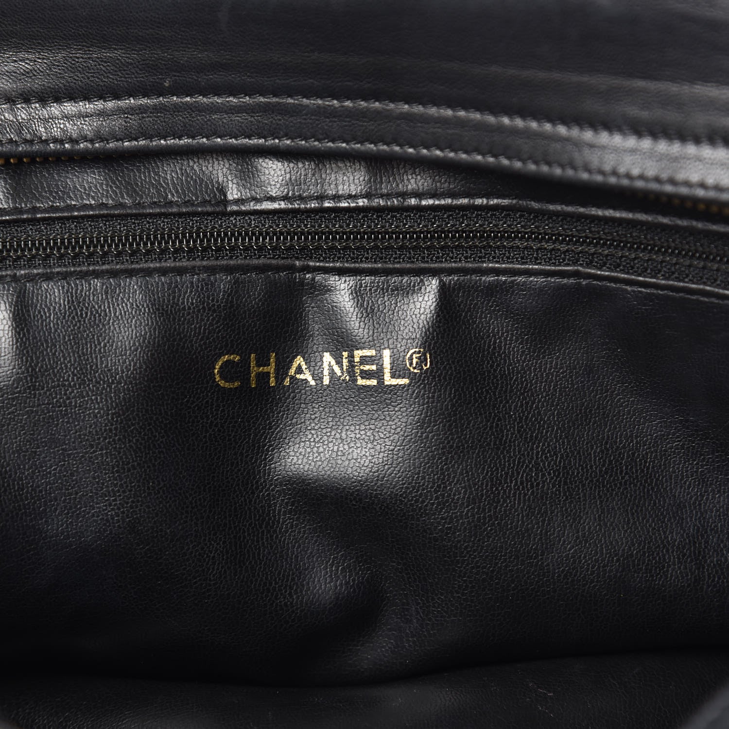 Chanel Lambskin Quilted Shoulder Bag Black 6 of 13