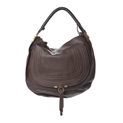 Chloe Calfskin Large Marcie Hobo Truffle 1 of 16