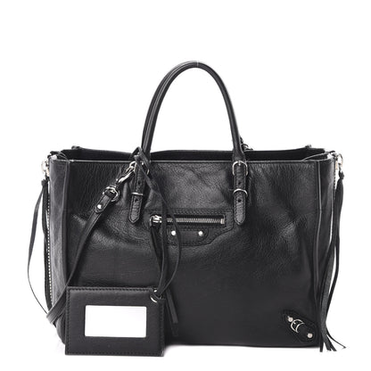 Balenciaga Veau Papier A6 Zip Around Tote Black 1 of 16