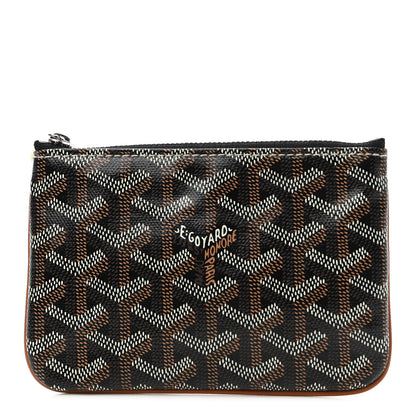 Goyard Goyardine Mini Senat Pochette Black Gold 1 of 7