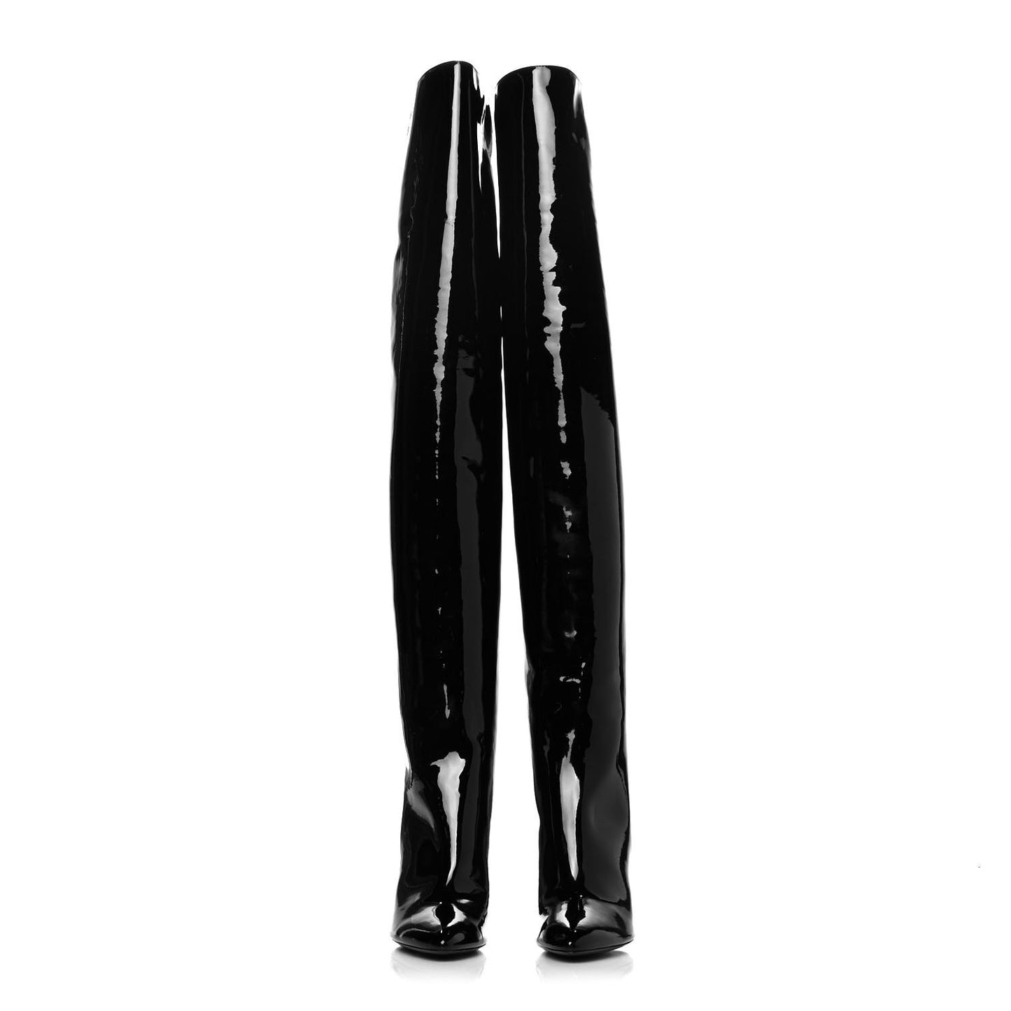 Patent Kiki 85 Over The Knee Boots 37 Black