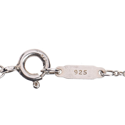 Tiffany Sterling Silver Notes Heart Tag Charm Necklace 6 of 7