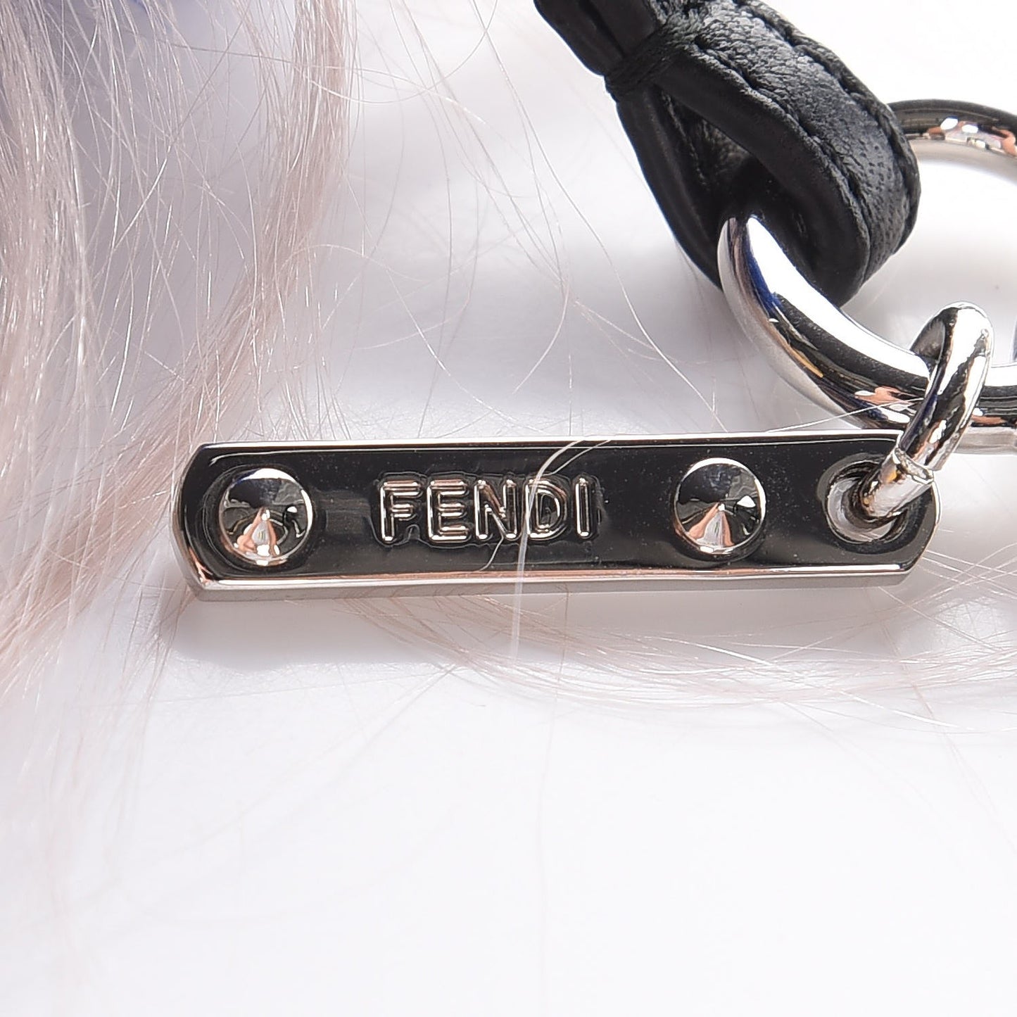 Fox Fur Monster Flowery Mini Bag Bug Charm Blue Multicolor