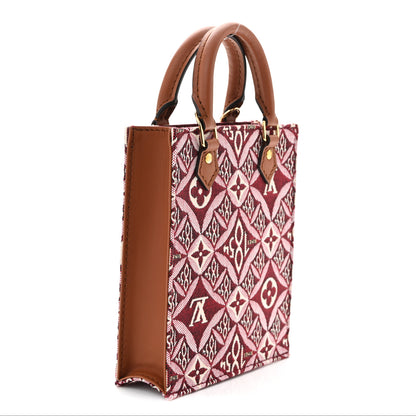 Louis Vuitton Jacquard Since 1854 Petit Sac Plat Bordeaux 3 of 10