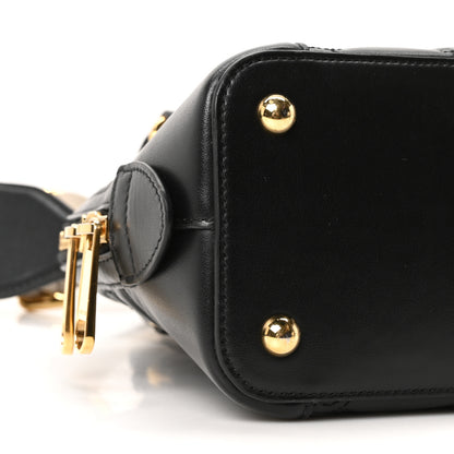 Gucci Calfskin GG Matelasse Mini Top Handle Bag Black 9 of 10