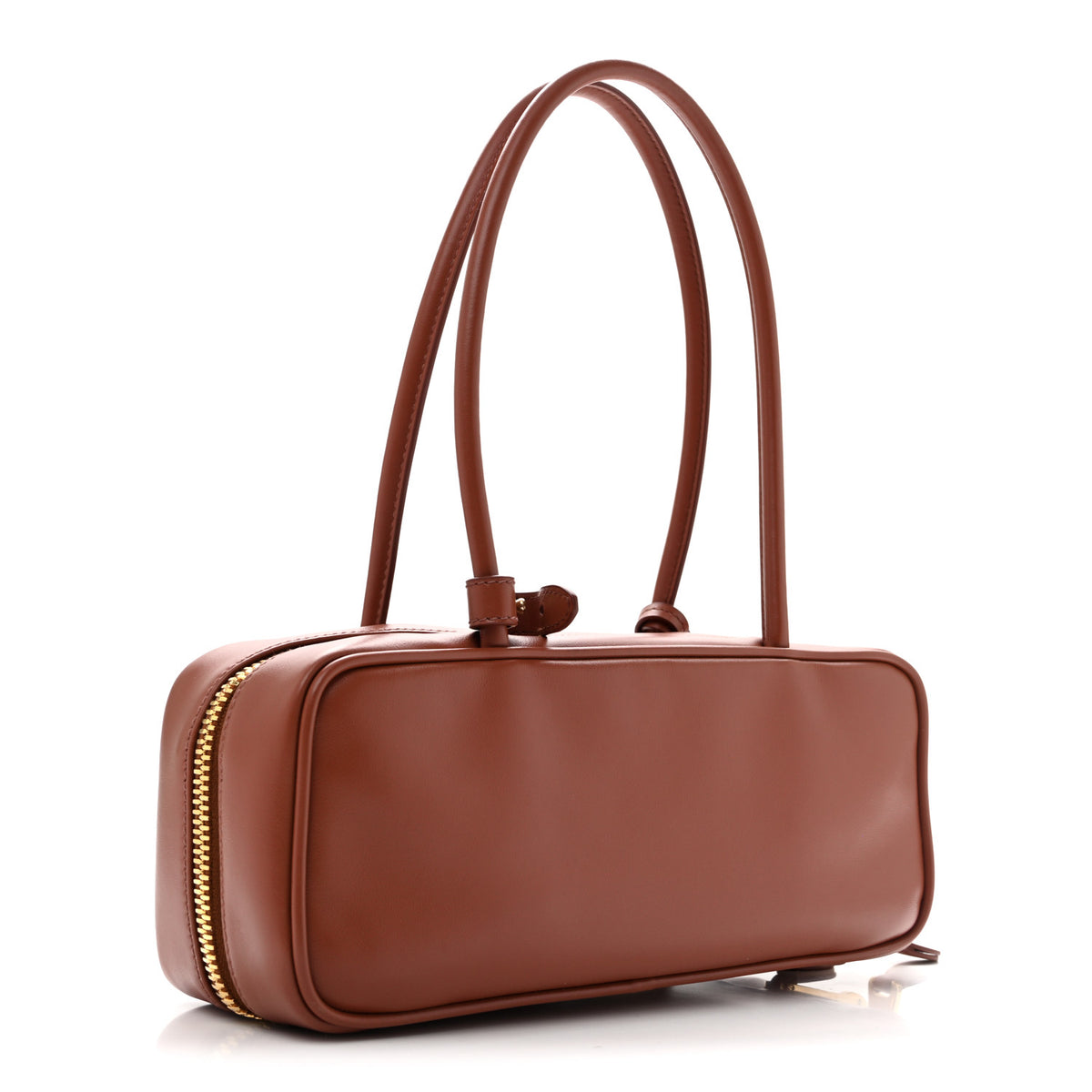 Nappa Small Beau Top Handle Bag Cognac