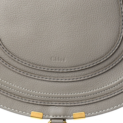 Chloe Calfskin Medium Marcie Round Crossbody Bag Cashmere Grey 9 of 9
