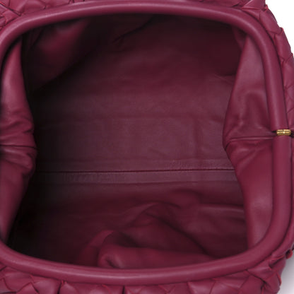 Bottega Veneta Nappa Maxi Intrecciato The Pouch Oversized Clutch Amaranto 5 of 11