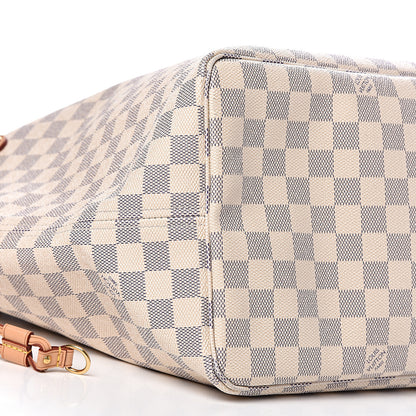 Louis Vuitton Damier Azur Neo Neverfull GM Rose Ballerine 6 of 14