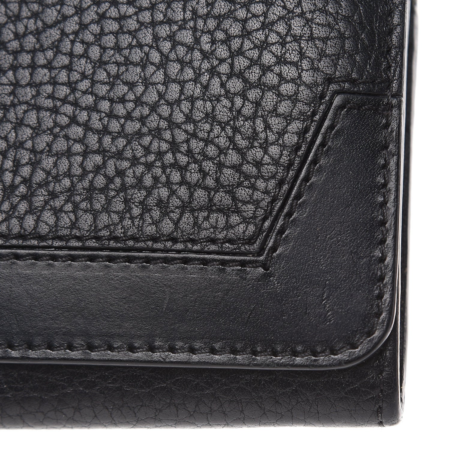 Burberry Grain Calfskin Continental Wallet Black 13 of 15