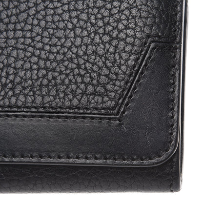 Burberry Grain Calfskin Continental Wallet Black 13 of 15