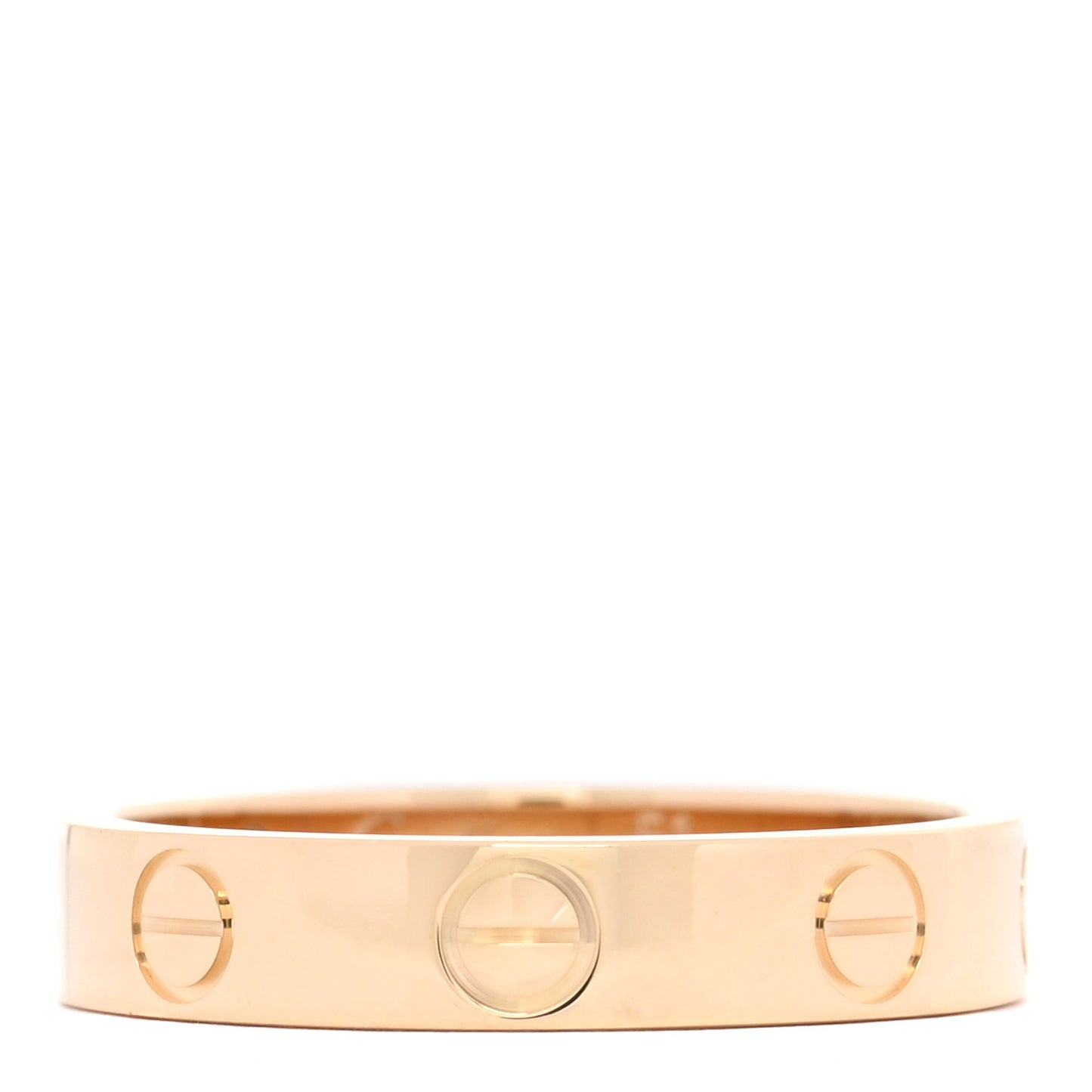 18K Yellow Gold 3.5mm LOVE Wedding Band Ring 51 5.75