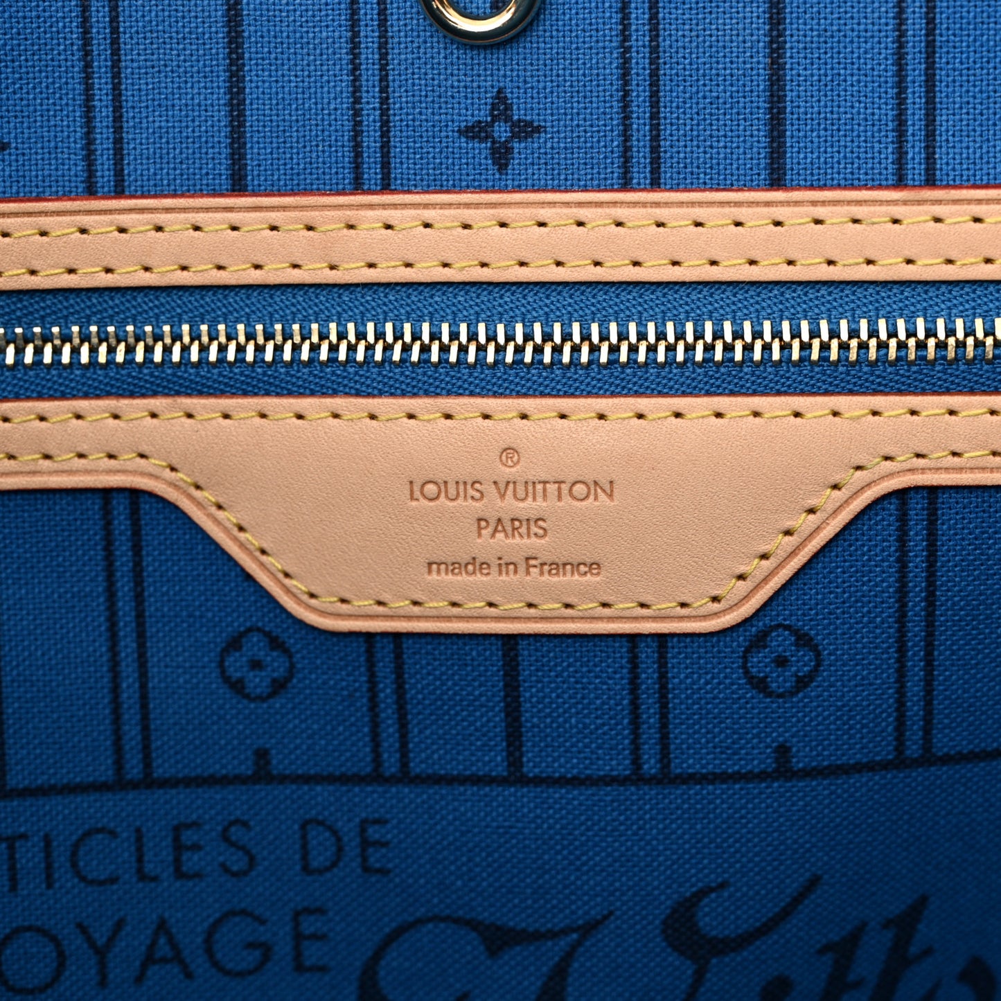 Monogram My LV Heritage Neverfull MM Blue De France White