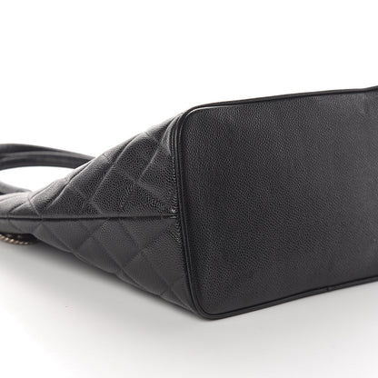 Chanel Caviar Quilted Medallion Tote Black 8 of 9