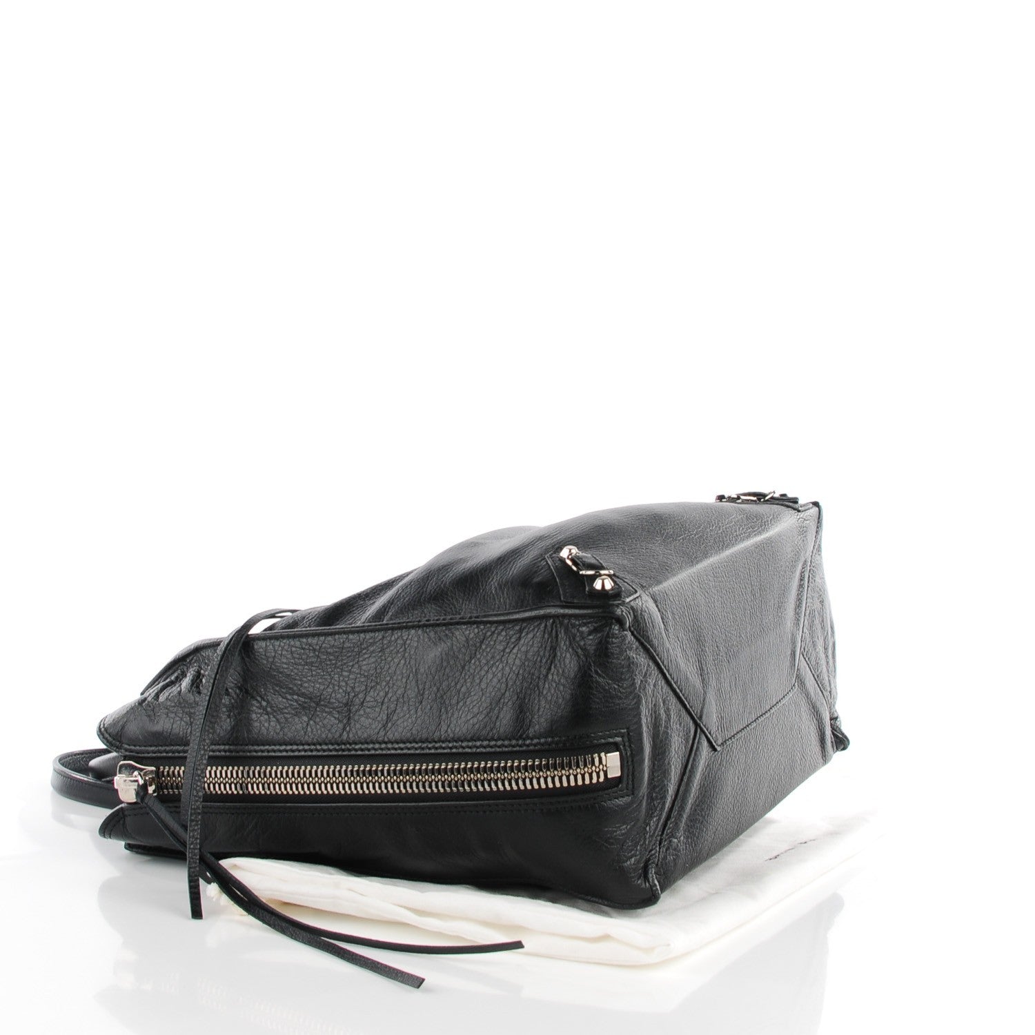Balenciaga Veau Papier A5 Zip Around Tote Black 4 of 11