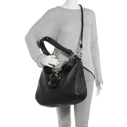 Gucci Leather G Wave Shoulder Bag Black 2 of 7