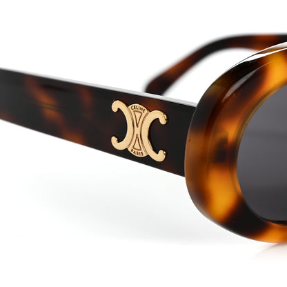 Celine Acetate Triomphe 01 Sunglasses CL 40194U Blonde Havana 5 of 7