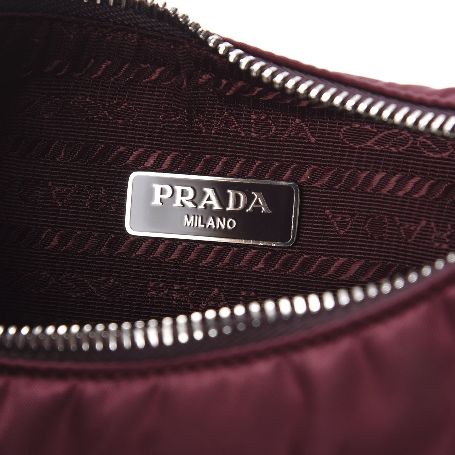 Prada Tessuto Nylon Re-Edition 2005 Shoulder Bag Granato 5 of 9