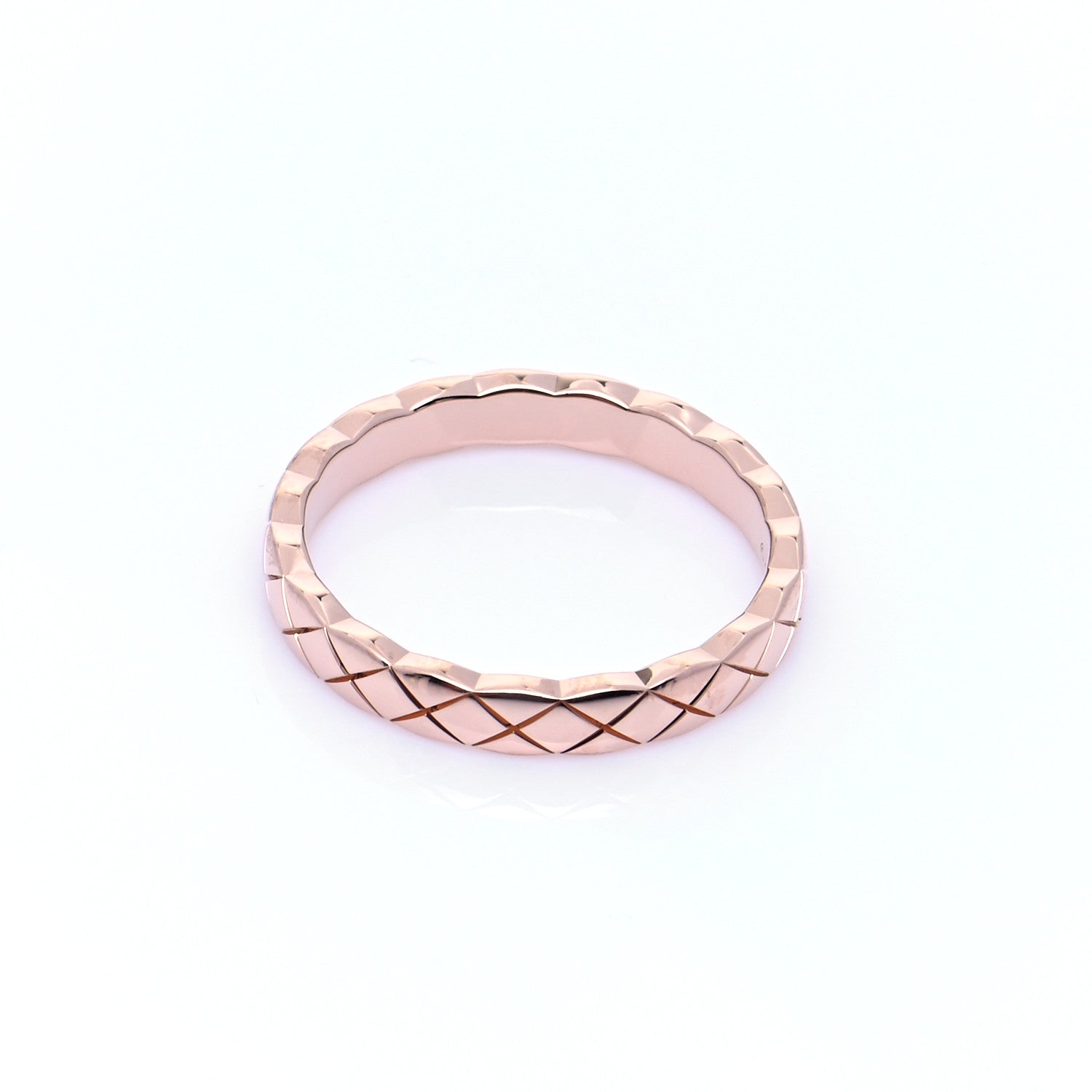 Chanel 18K Beige Gold Mini Coco Crush Ring 55 7.25 4 of 6
