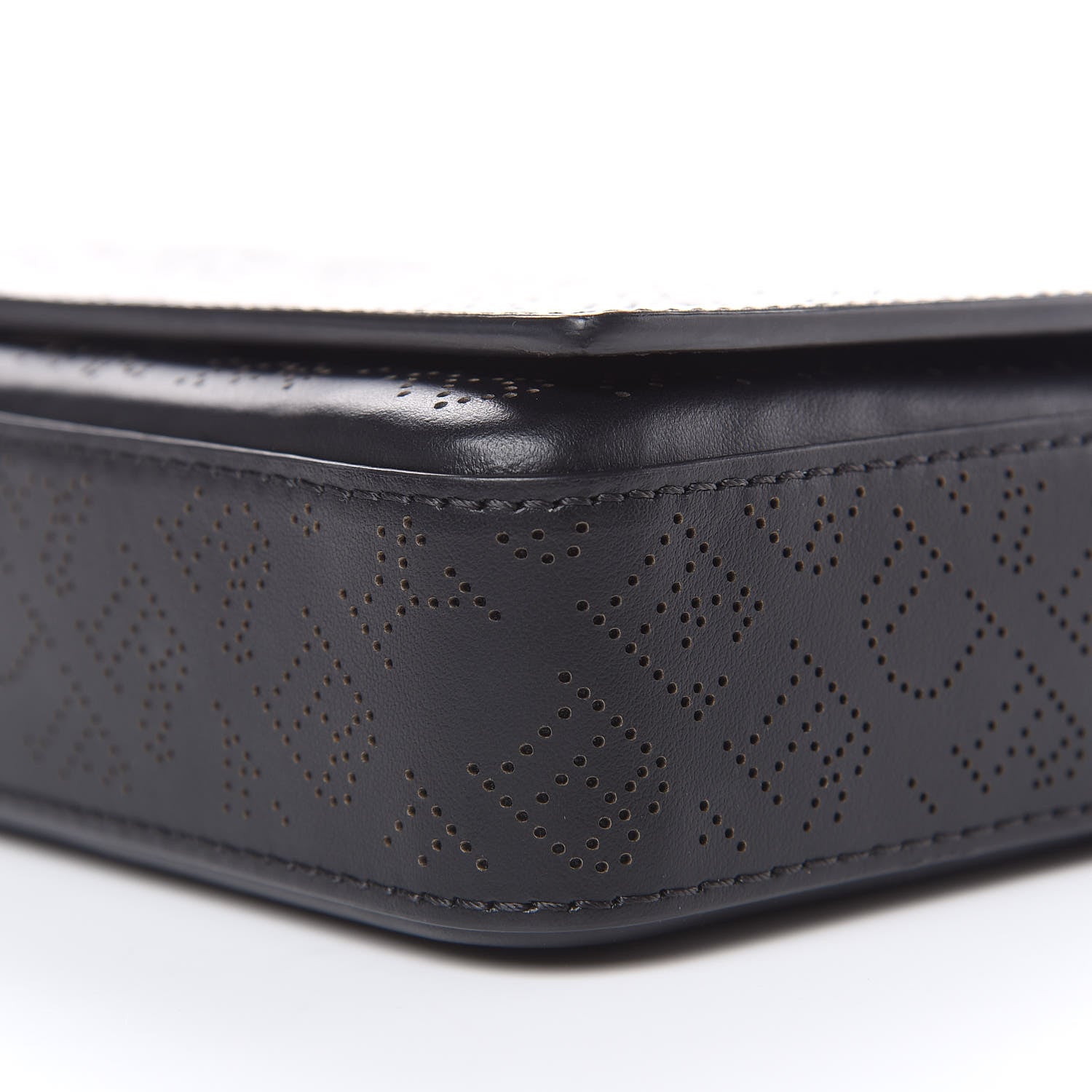 Burberry Calfskin Perforated Logo Hampshire Crossbody Black 10 of 13