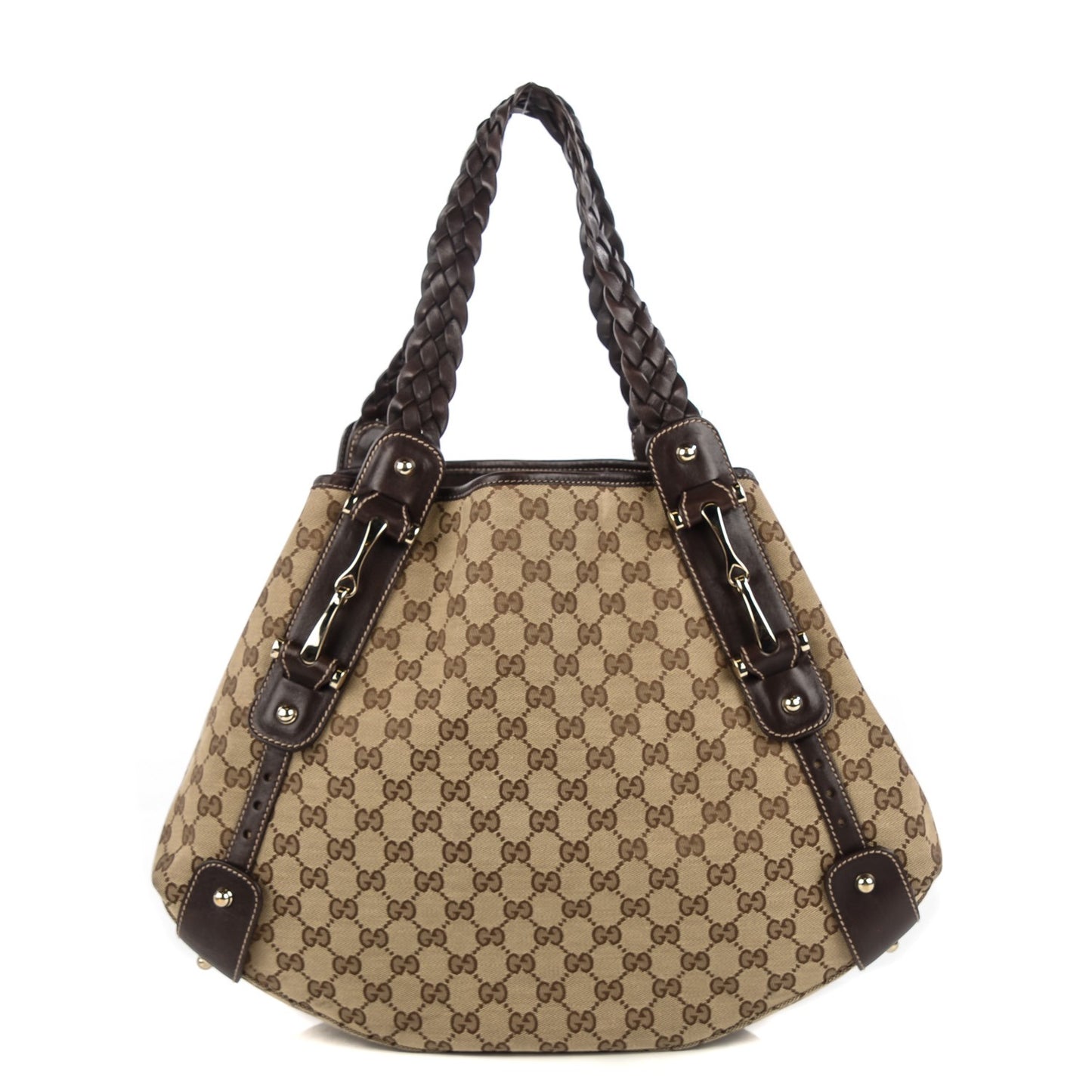 Monogram Medium Pelham Shoulder Bag Brown