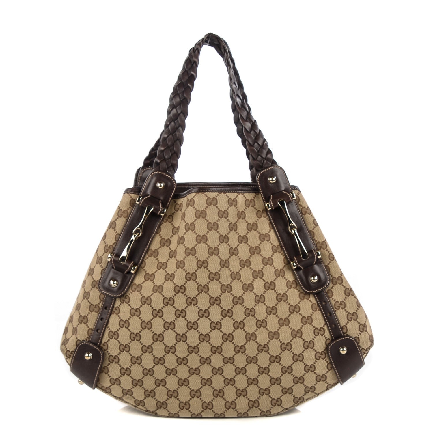 Gucci Monogram Medium Pelham Shoulder Bag Brown 1 of 7