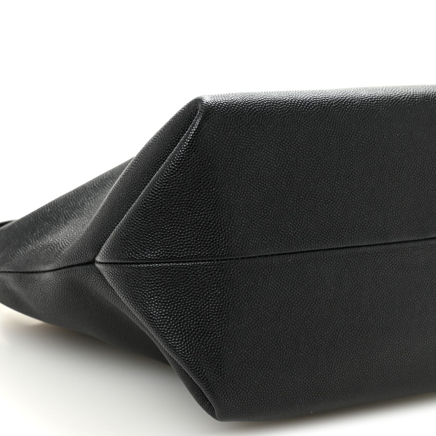 Pebbled Calfskin Augusta Crossbody Black