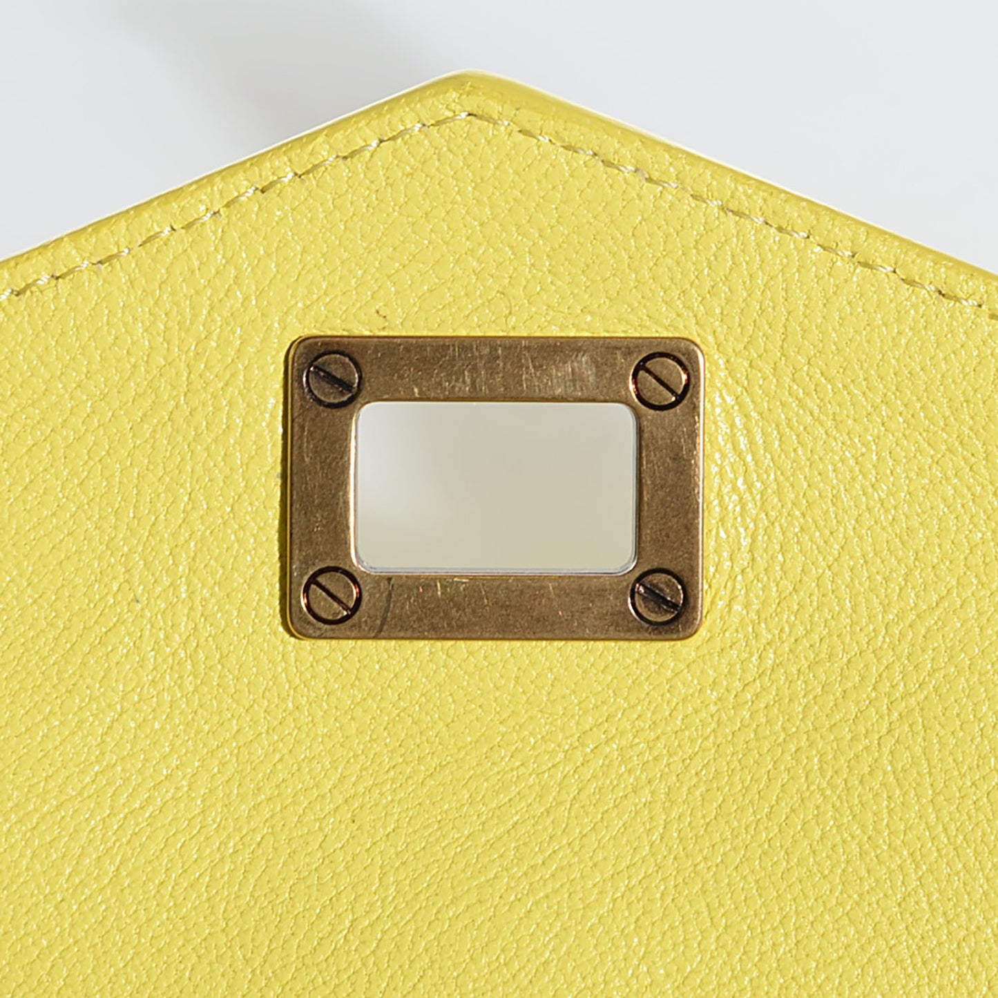 Lambskin PS1 Pochette Clutch Lemon