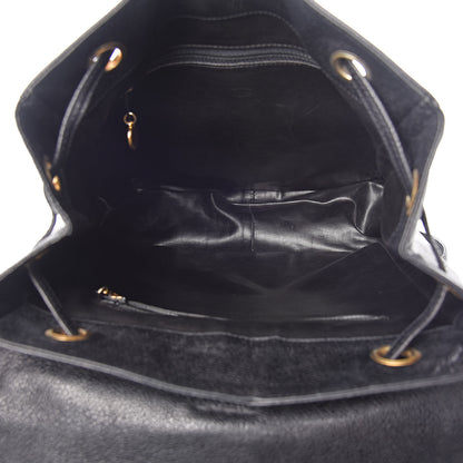 Chanel Caviar Drawstring Backpack Black 5 of 12