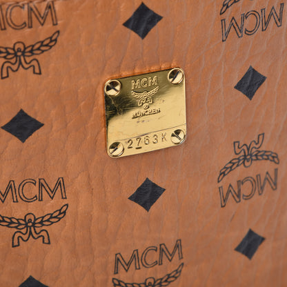 MCM Visetos Stark Belt Bag Cognac 8 of 10