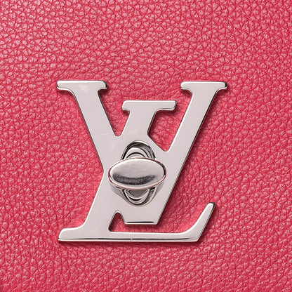Louis Vuitton Soft Calfskin Lockme II Top Handle Dahlia 7 of 10