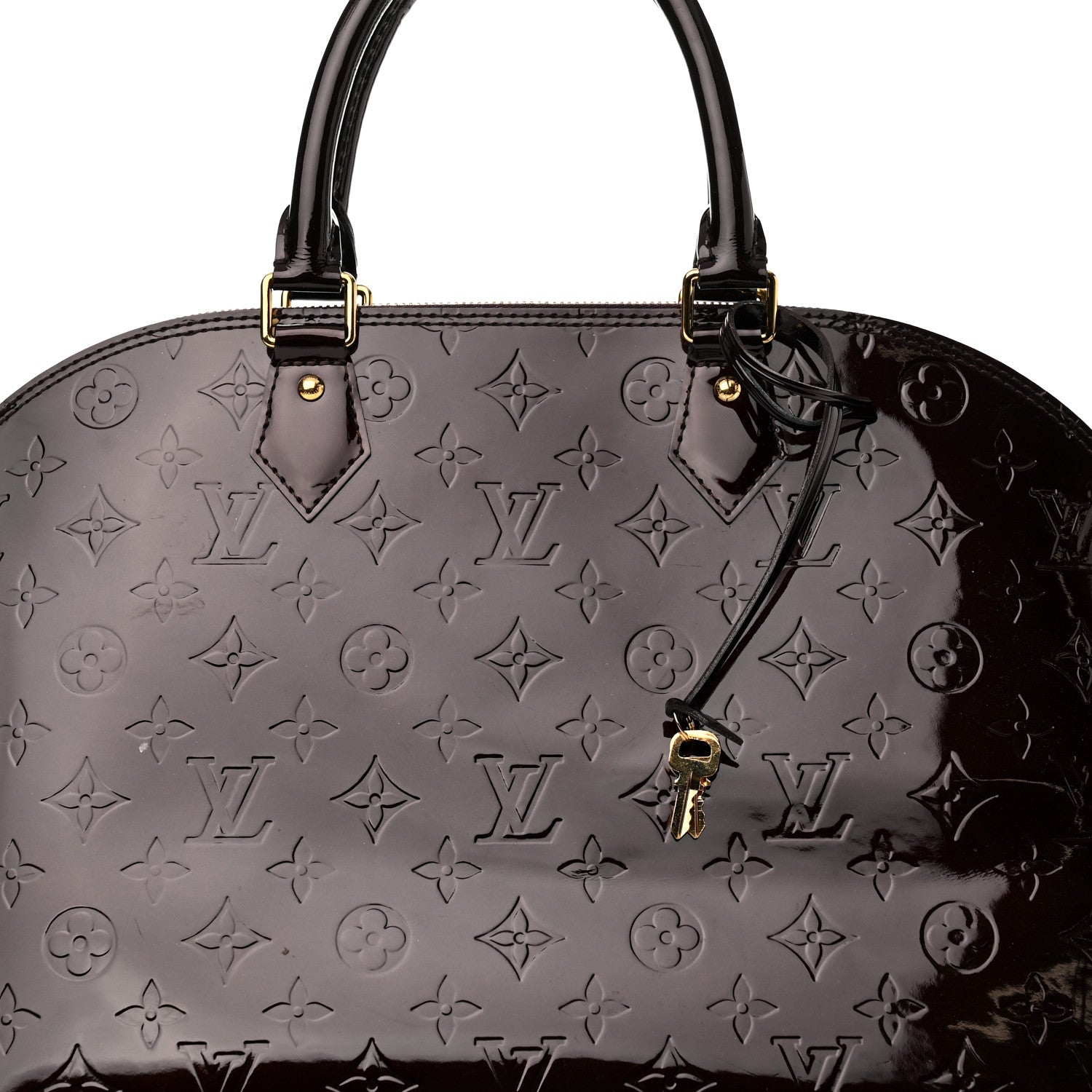 Louis Vuitton Vernis Alma GM Amarante 7 of 11