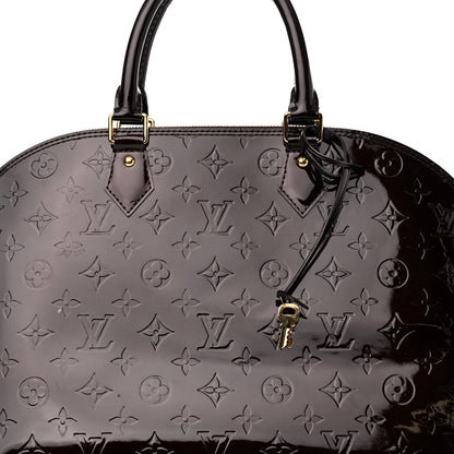 Louis Vuitton Vernis Alma GM Amarante 7 of 11