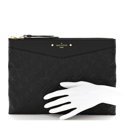 Louis Vuitton Empreinte Daily Pouch Black 2 of 6