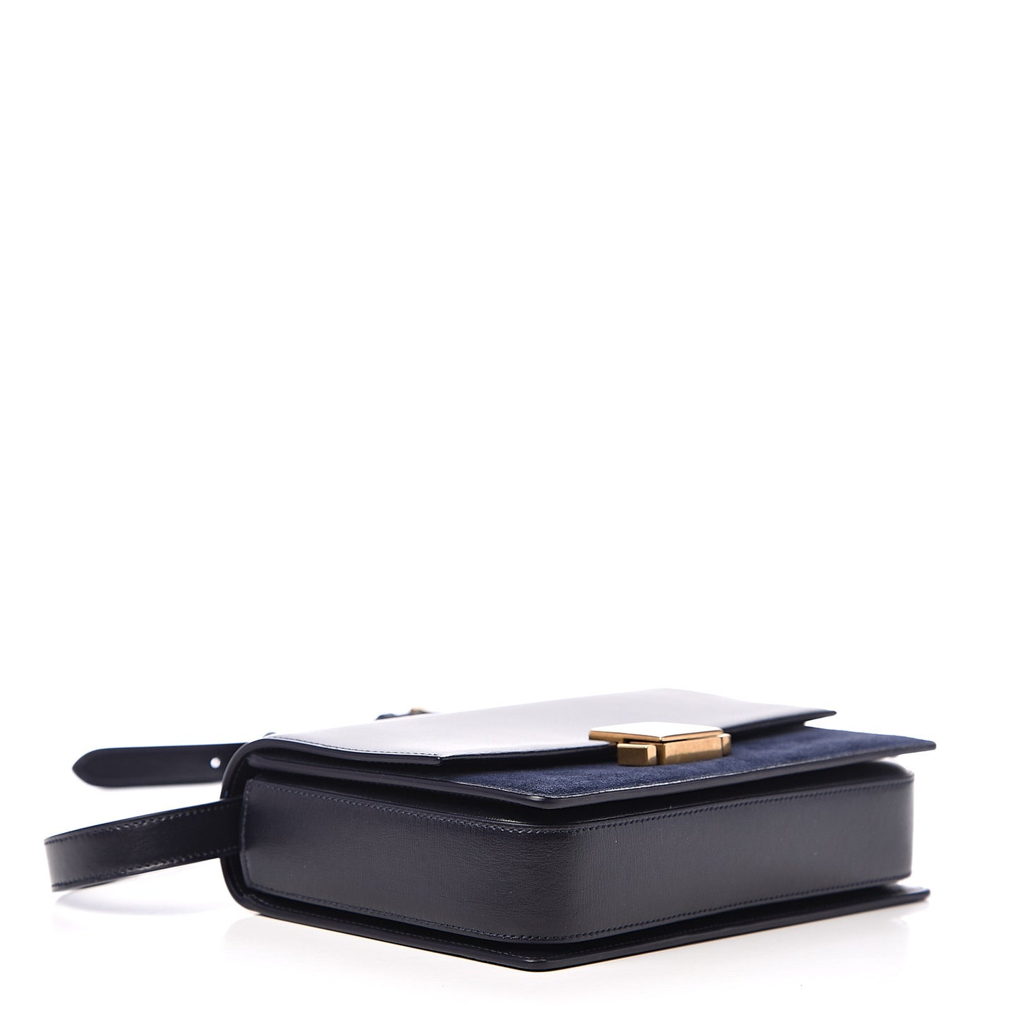 Smooth Calfskin Suede Medium Bellechasse Navy