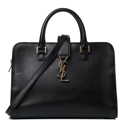Saint Laurent Calfskin Small Monogram Cabas Black 1 of 4