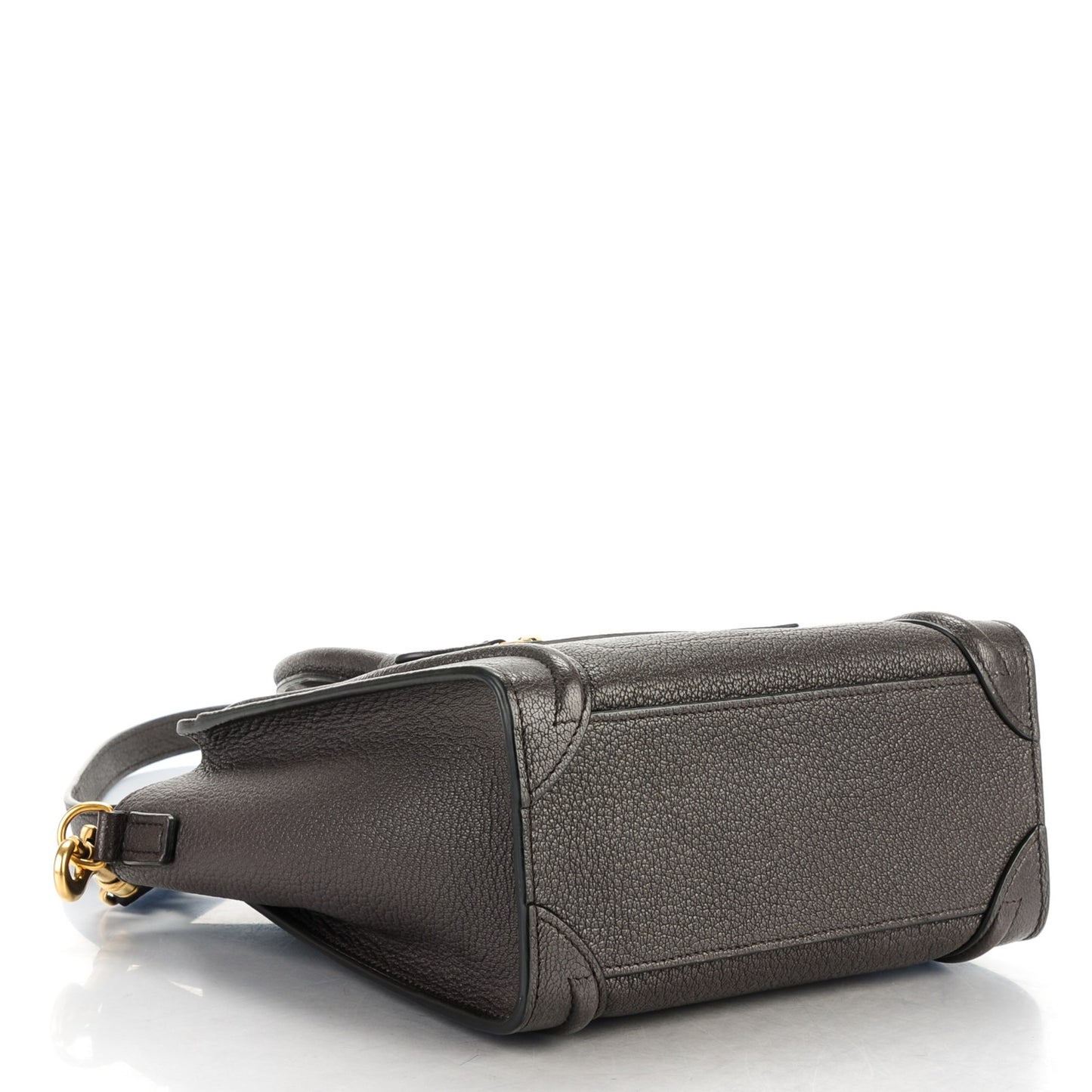 Goatskin Nano Luggage Dark Taupe