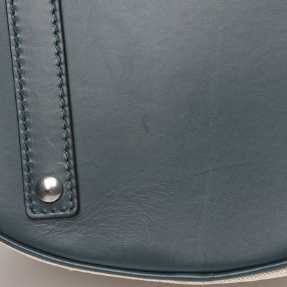 Burberry Calfskin Linen The Large Bucket Bag Dark Cyan 8 of 11