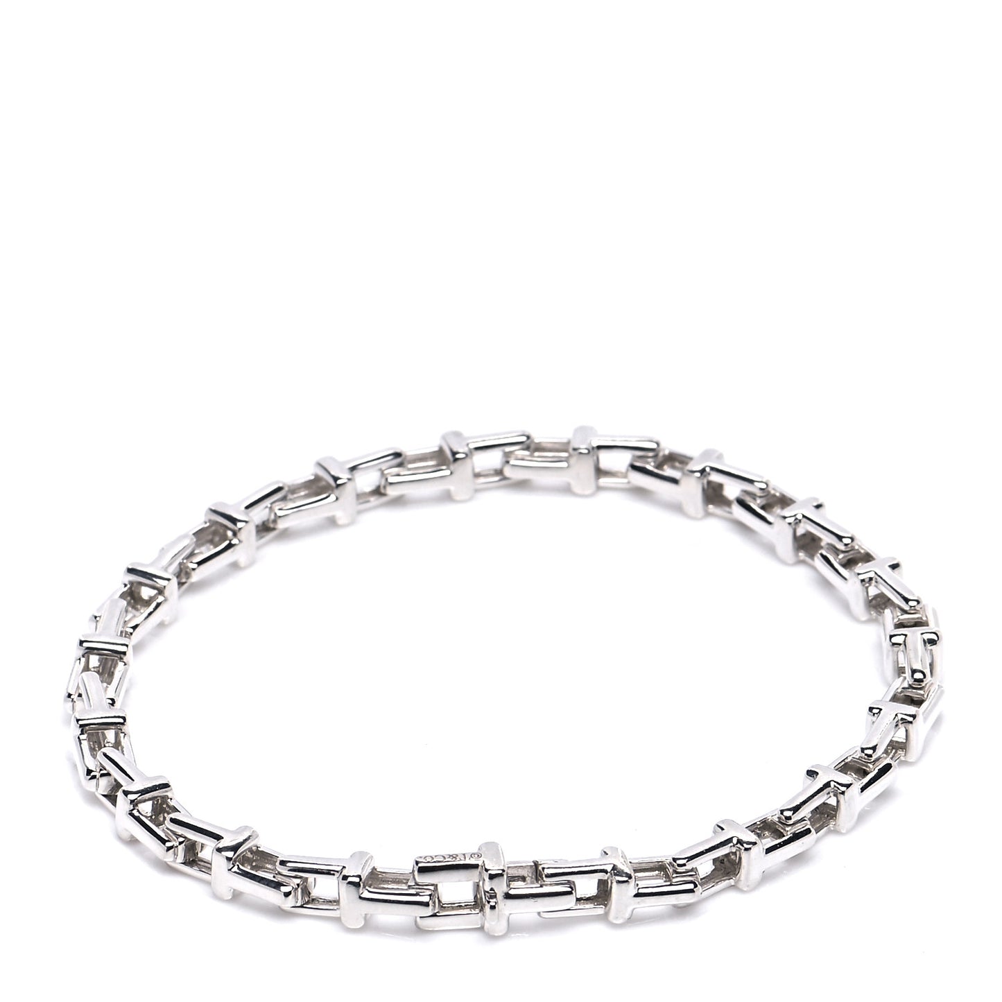 Sterling Silver Narrow T Chain Bracelet