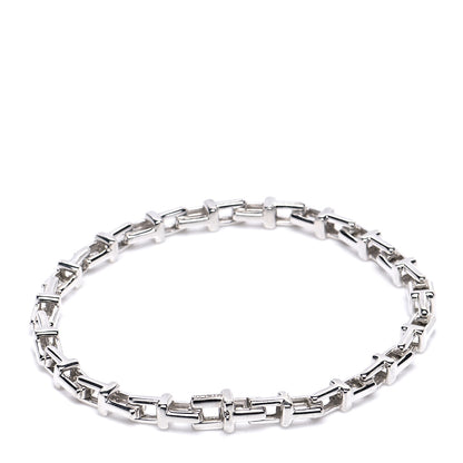 Tiffany Sterling Silver Narrow T Chain Bracelet 3 of 6