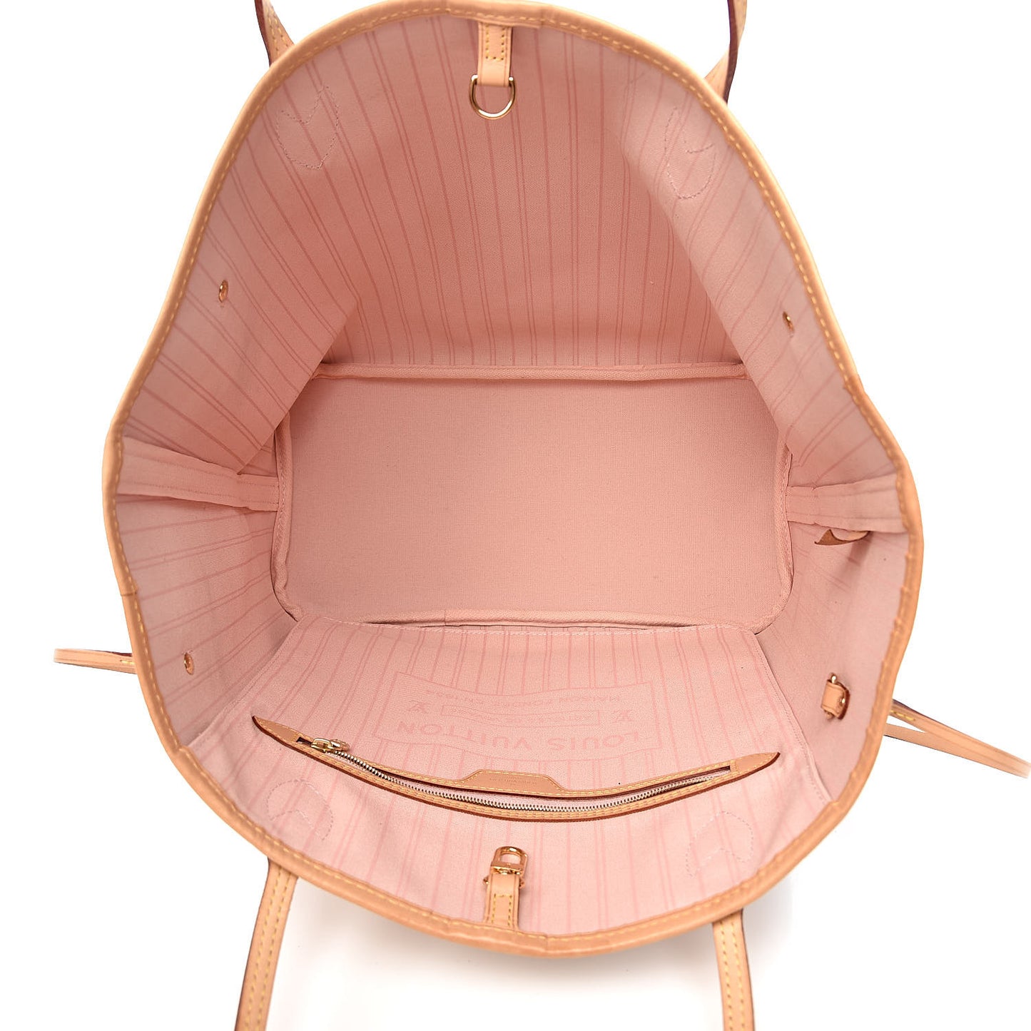 Damier Azur Neo Neverfull MM Rose Ballerine