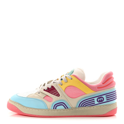 Gucci Demetra Womens Basket Low Top Sneakers 39 Spongy Azure Great White Mystic White Box Pink 1 of 10
