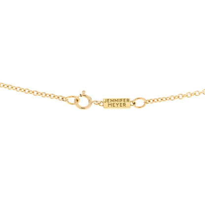 Jennifer Meyer 18K Yellow Gold Diamond Tiered Chain Necklace 4 of 6