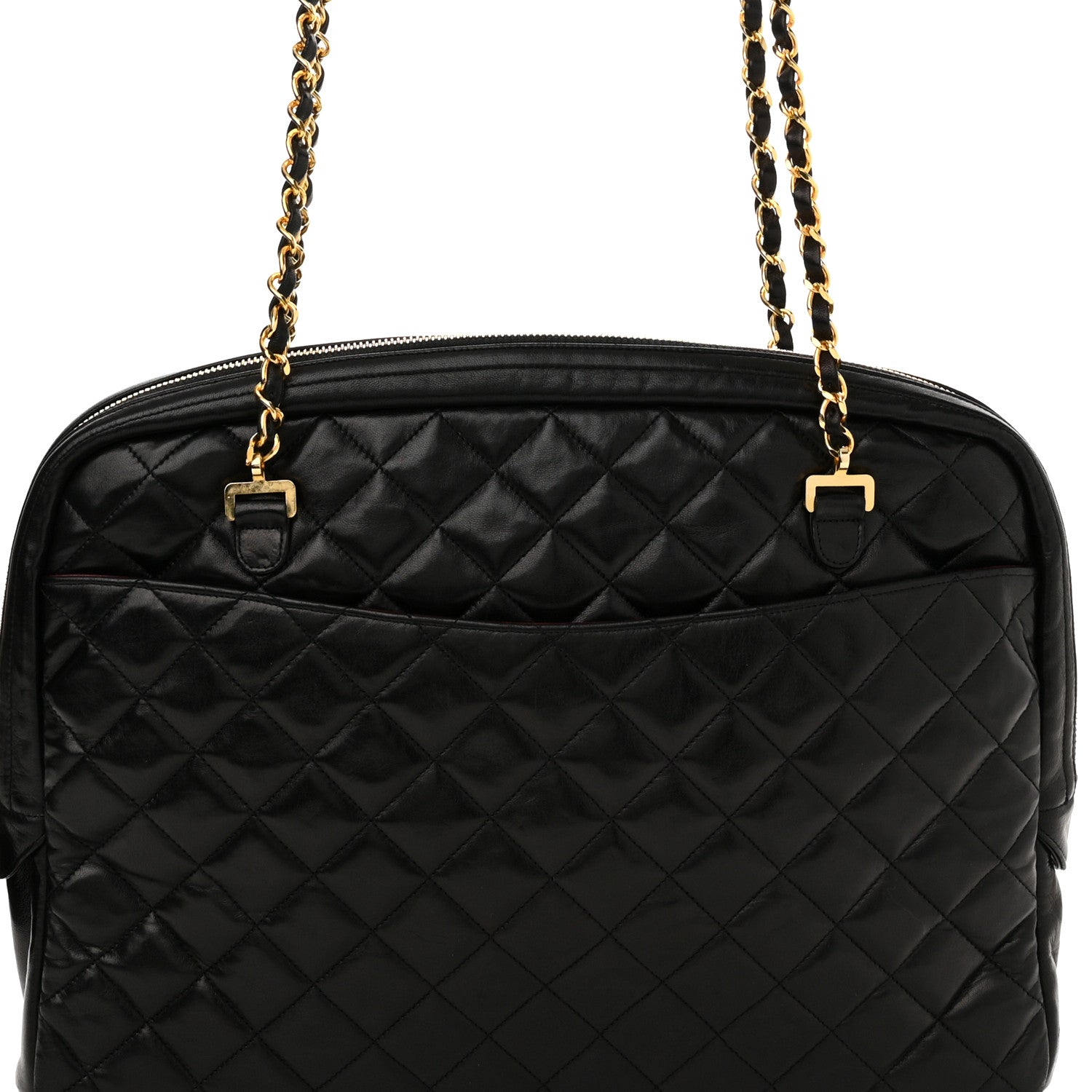Chanel Calfskin Quilted In The Business Camera Bag Black 10 of 15