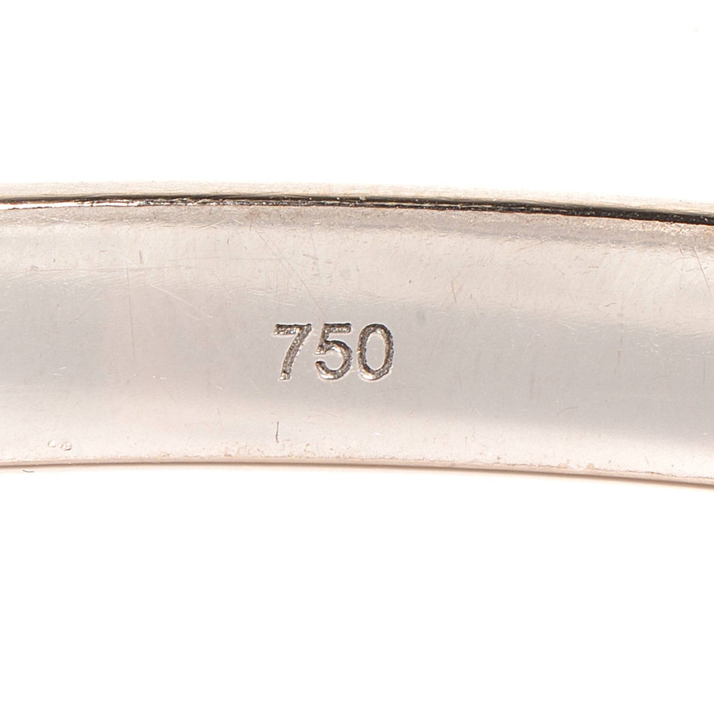 18K White Gold LOVE Bracelet 17